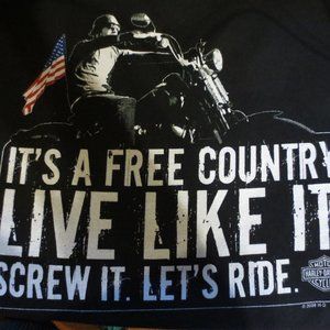 Harley-Davidson Sleeveless T-Shirts Lot of Two T-Shirts  21" armpit to armpit